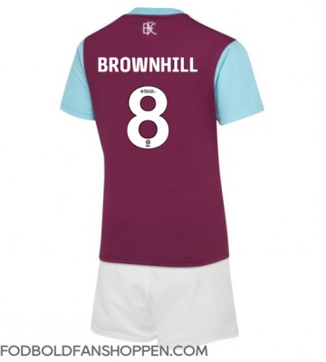 Burnley Josh Brownhill #8 Hjemmebanetrøje Børn 2024-25 Kortærmet (+ Korte bukser)